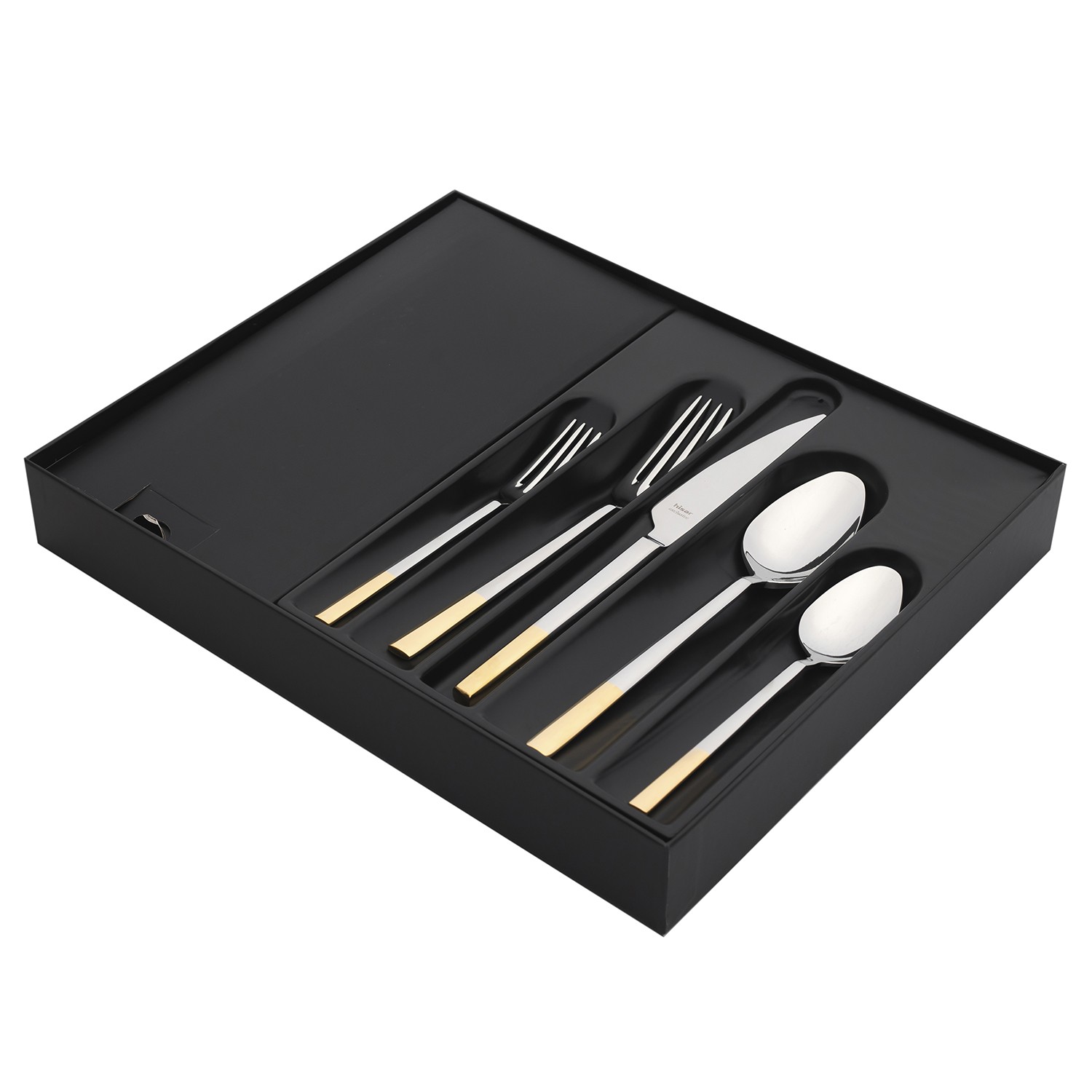 набор столовых приборов milano gold 30 шт