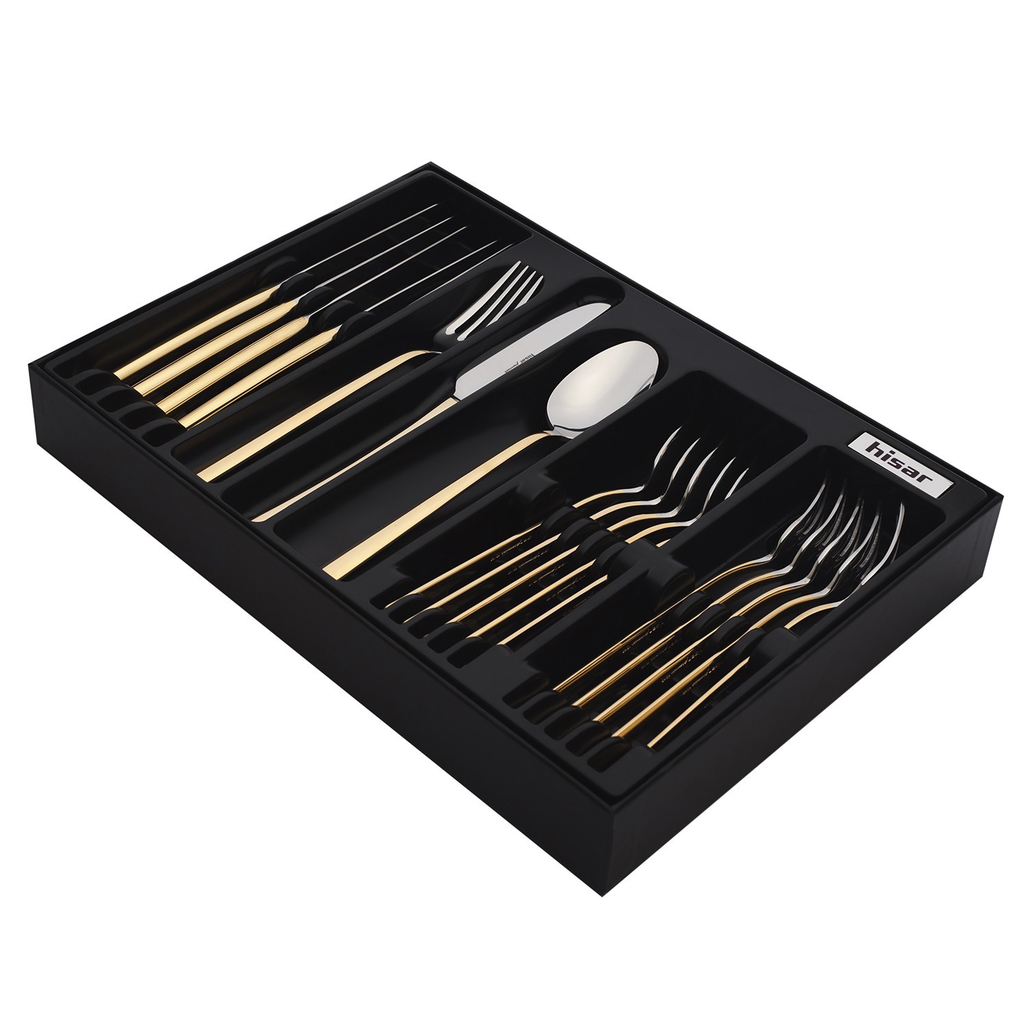 набор столовых приборов bahama gold 18 шт