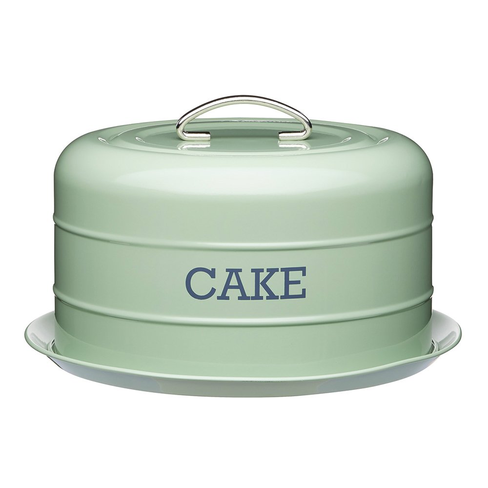 kitchen craft тортовница living nostalgia green