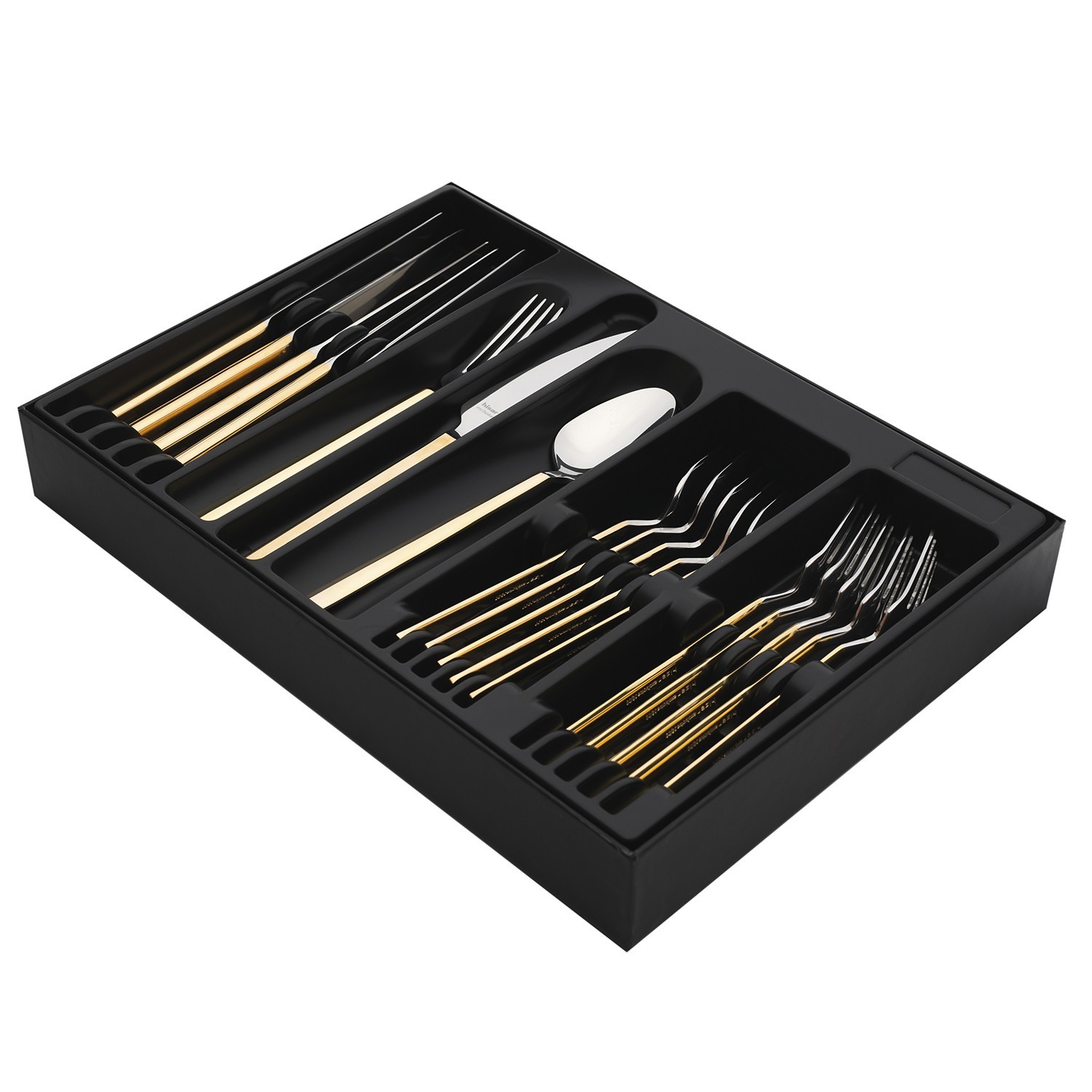 набор столовых приборов milano gold18 шт