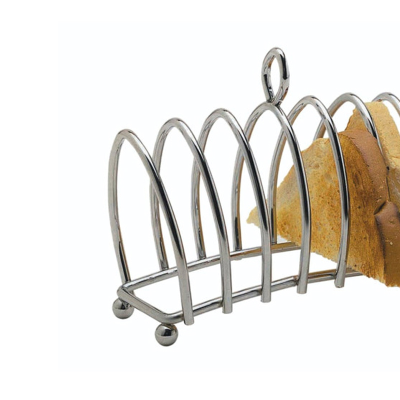 Подставка для тостов на 6 ломтиков хромированная KC  