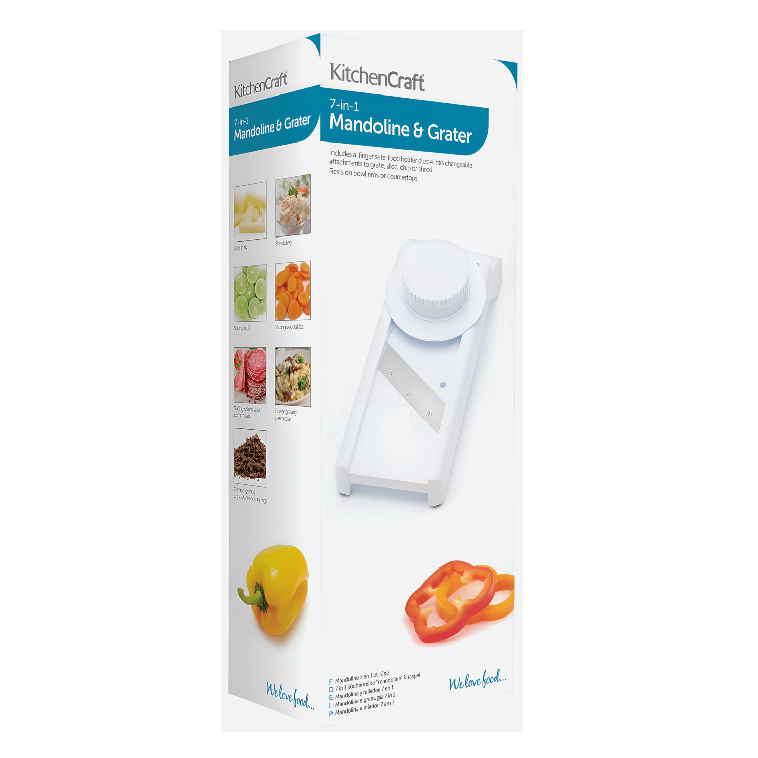 Набор из насадок и терки 7 в 1, пластик  