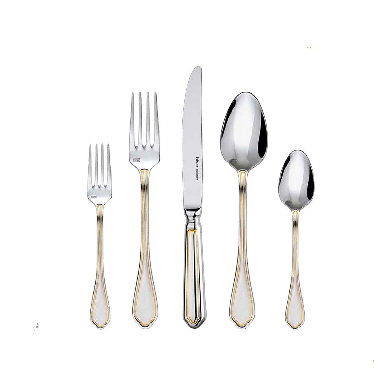 Набор столовых приборов FLORENCE GOLD 18 шт  