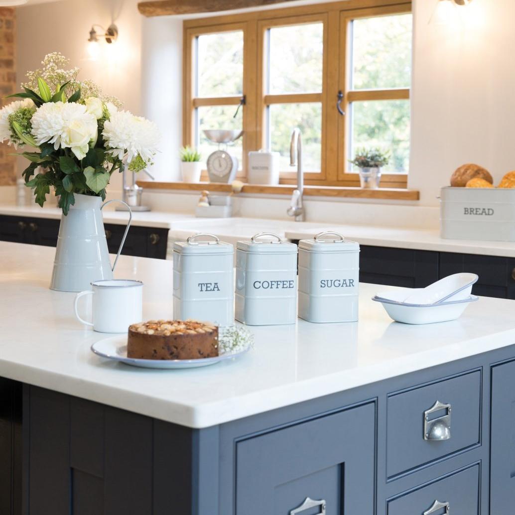 Kitchen Craft Ёмкость для хранения чая Blue  