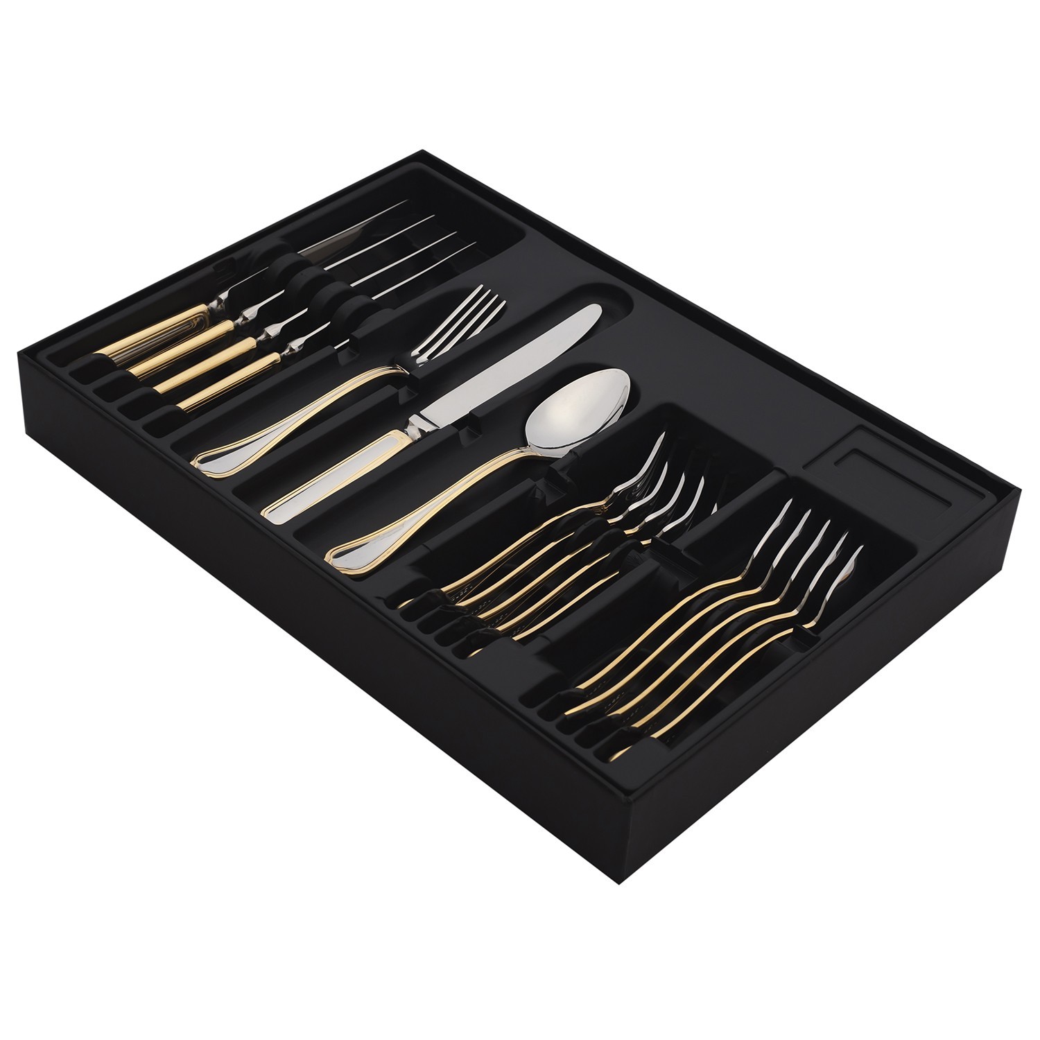 набор десертных приборов florence gold 18 шт