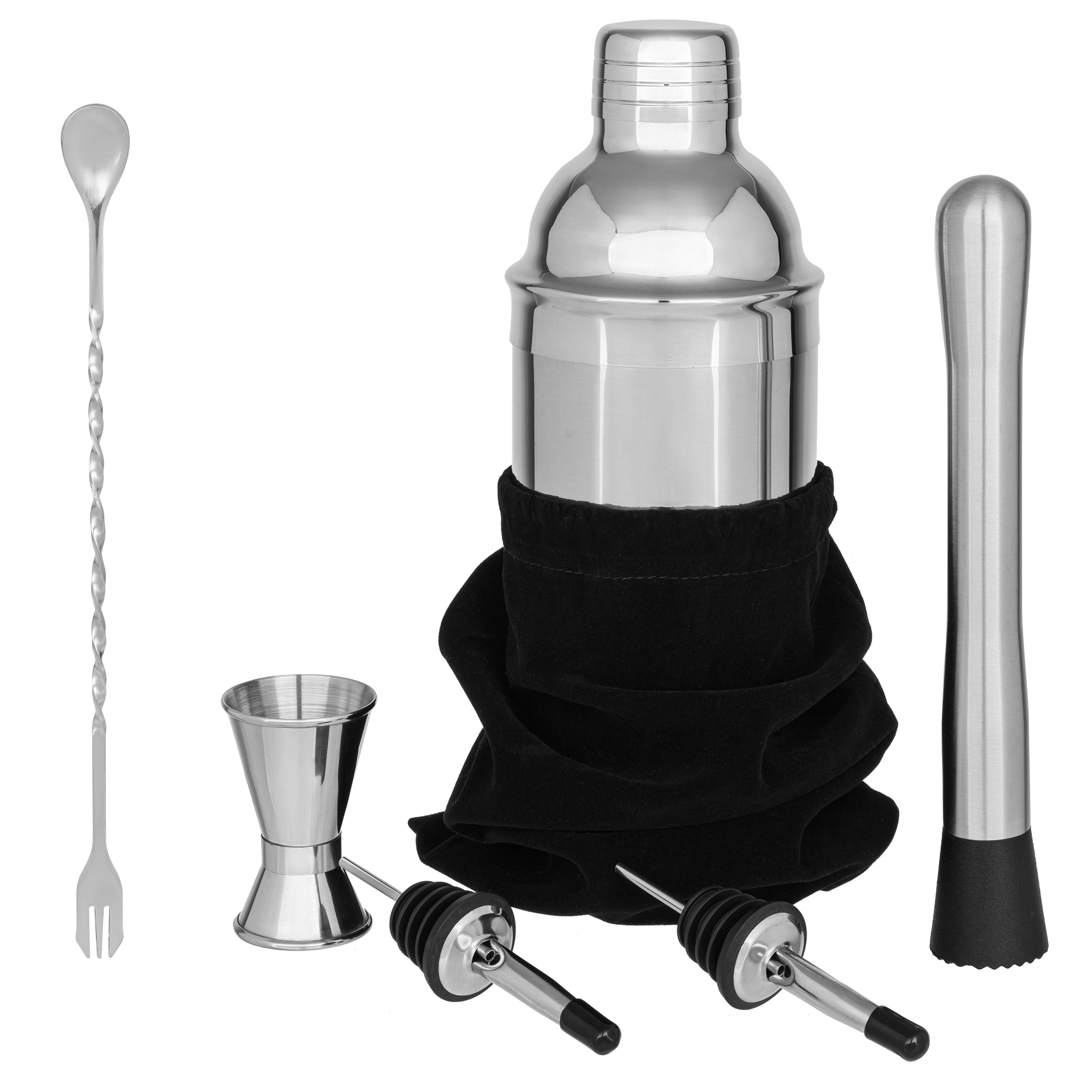 Набор барных аксессуаров 7 предметов в картонной коробке  