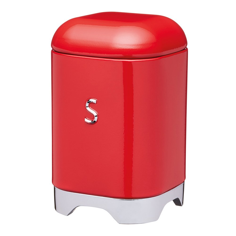 kitchen craft ёмкость для хранения сахара lovello retro red
