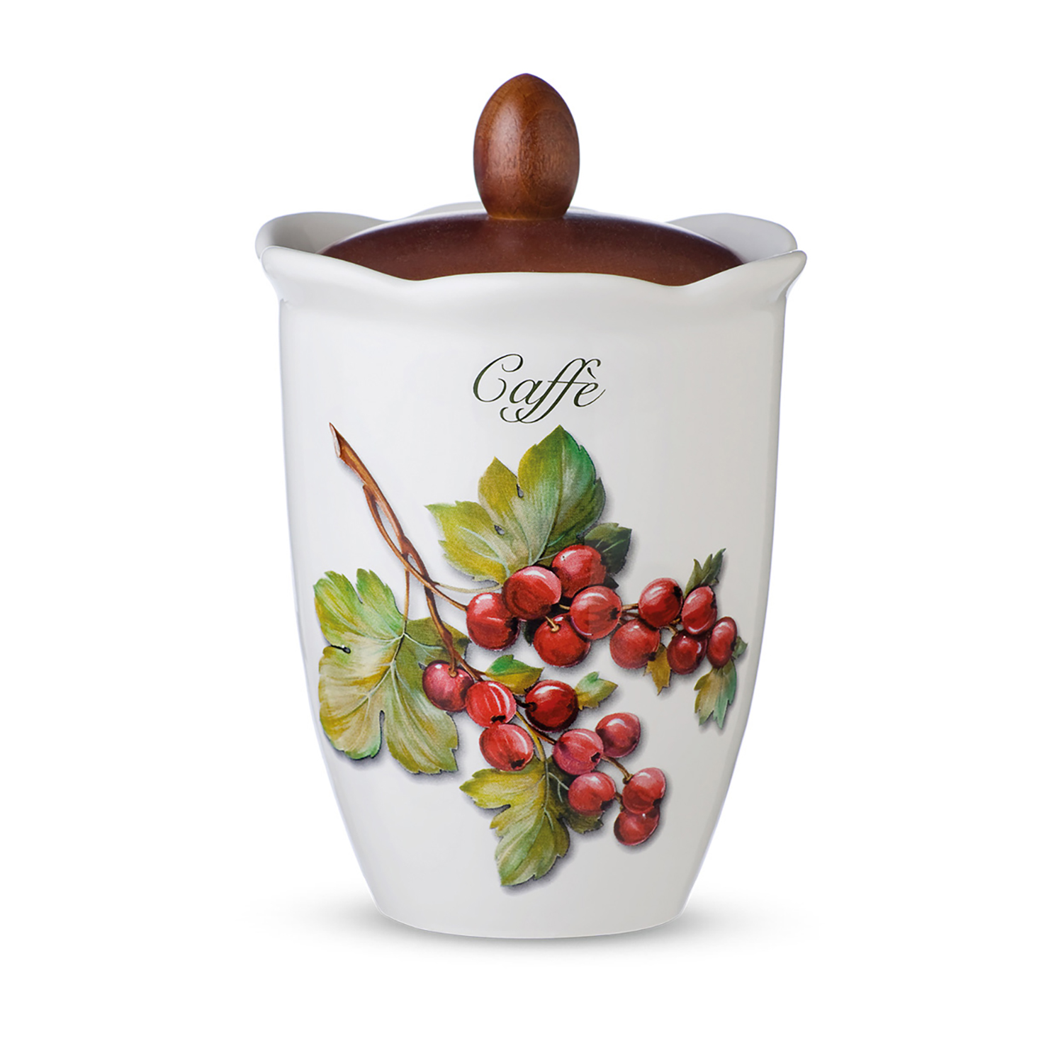 ёмкость для кофе с крышкой frutti di bosco 19 см