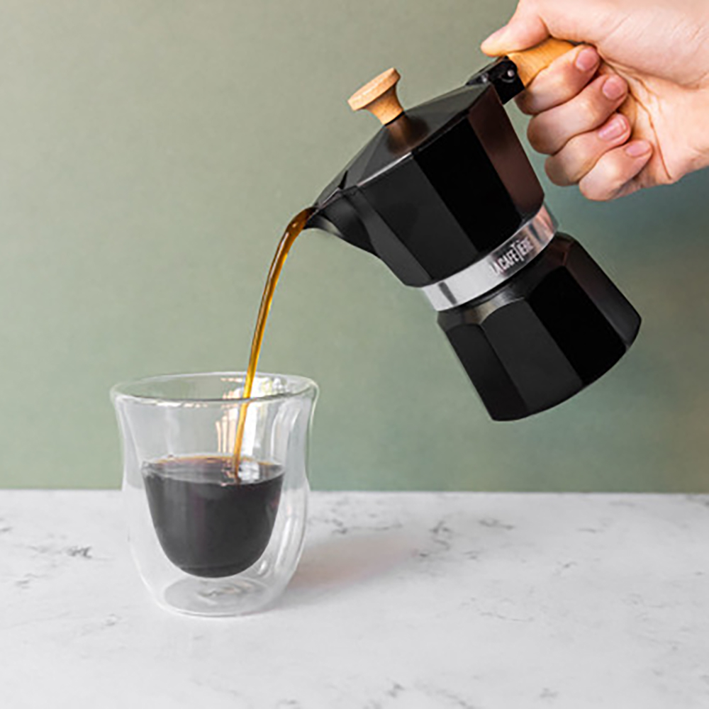  Кофеварка гейзерная La Cafetière Venice для приготовления эспрессо на 3 чашки 150 мл Арт.: LCVEN3CPBLKW