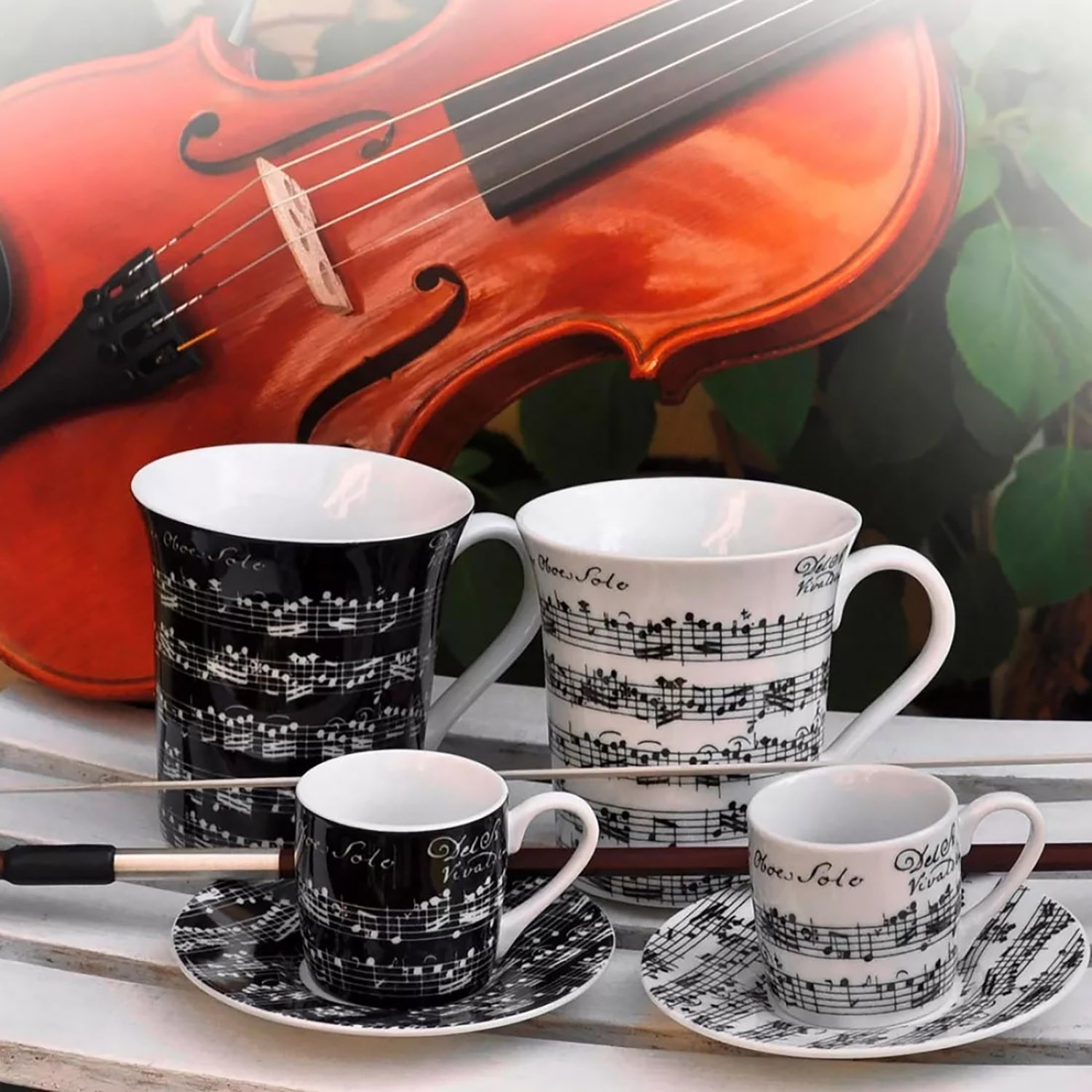 Koenitz Набор из 2 кофейных пар Вивальди "Либретто"  