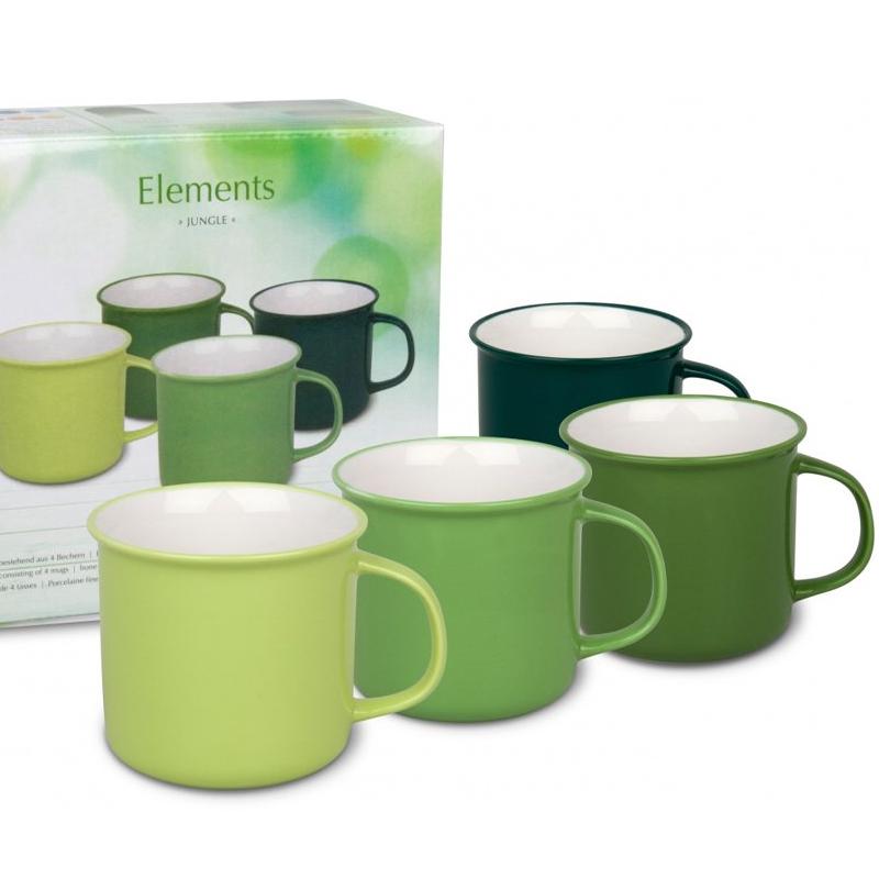 Waechtersbach Набор 4-х кружек "Джунгли"  