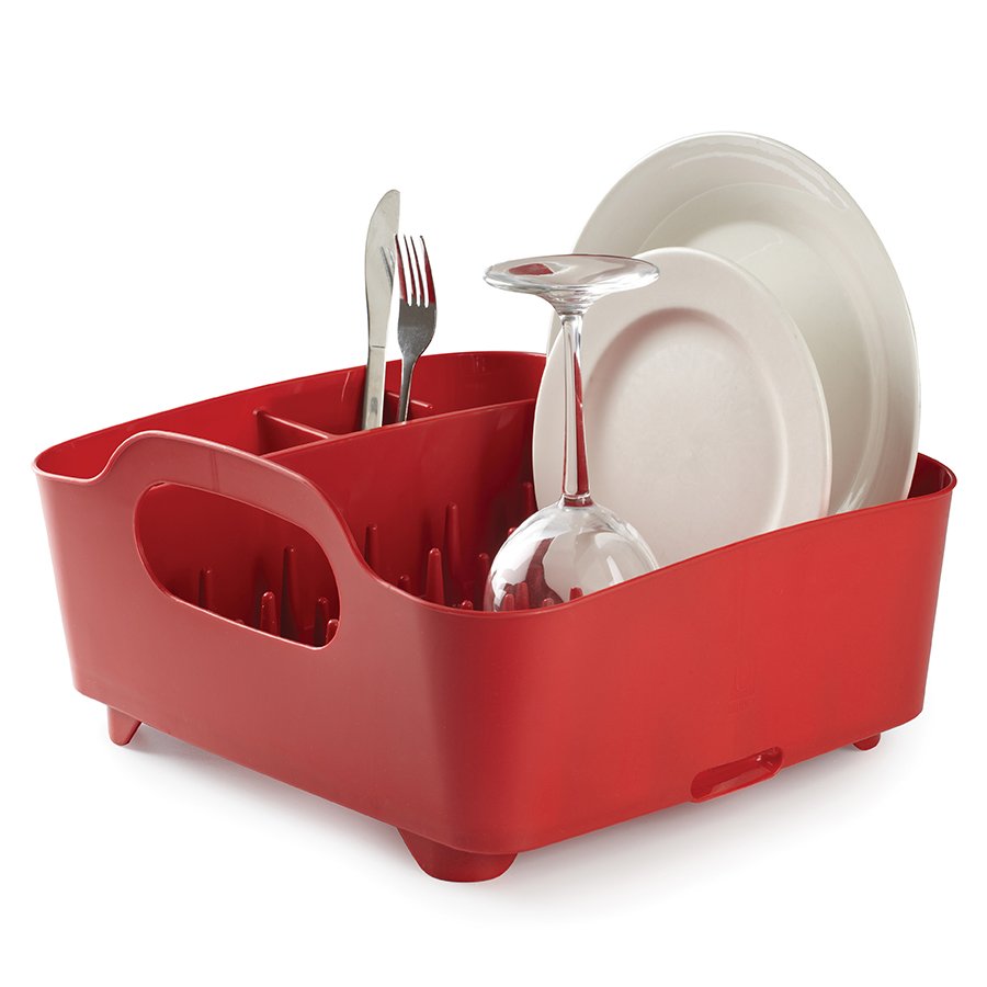 Сушилка для посуды tub, красная 330590-505