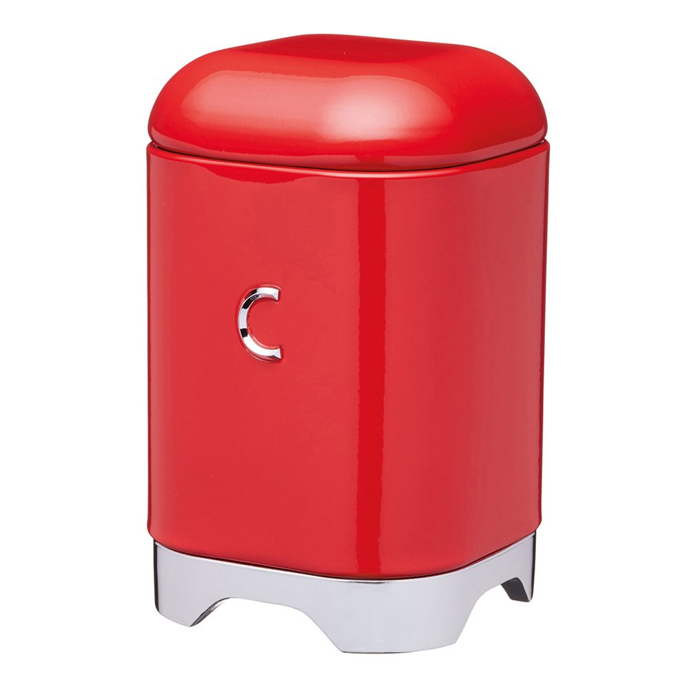 kitchen craft ёмкость для хранения кофе lovello retro red