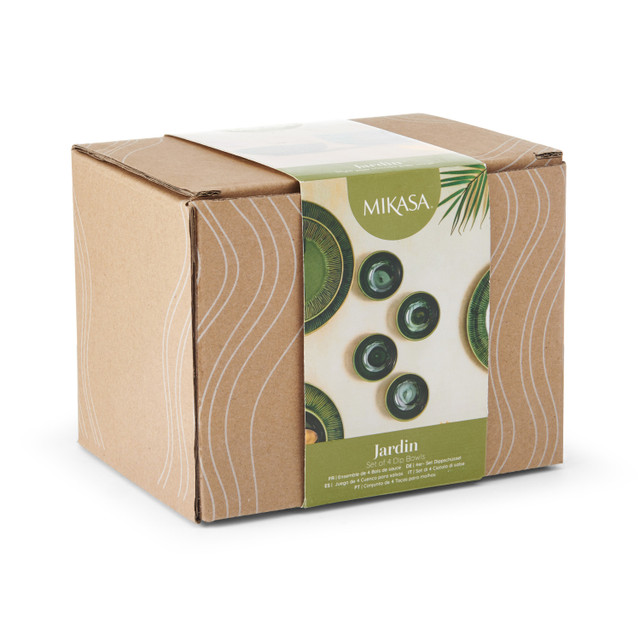 Набор из 4 пиал Mikasa Jardin GREEN,10 см   