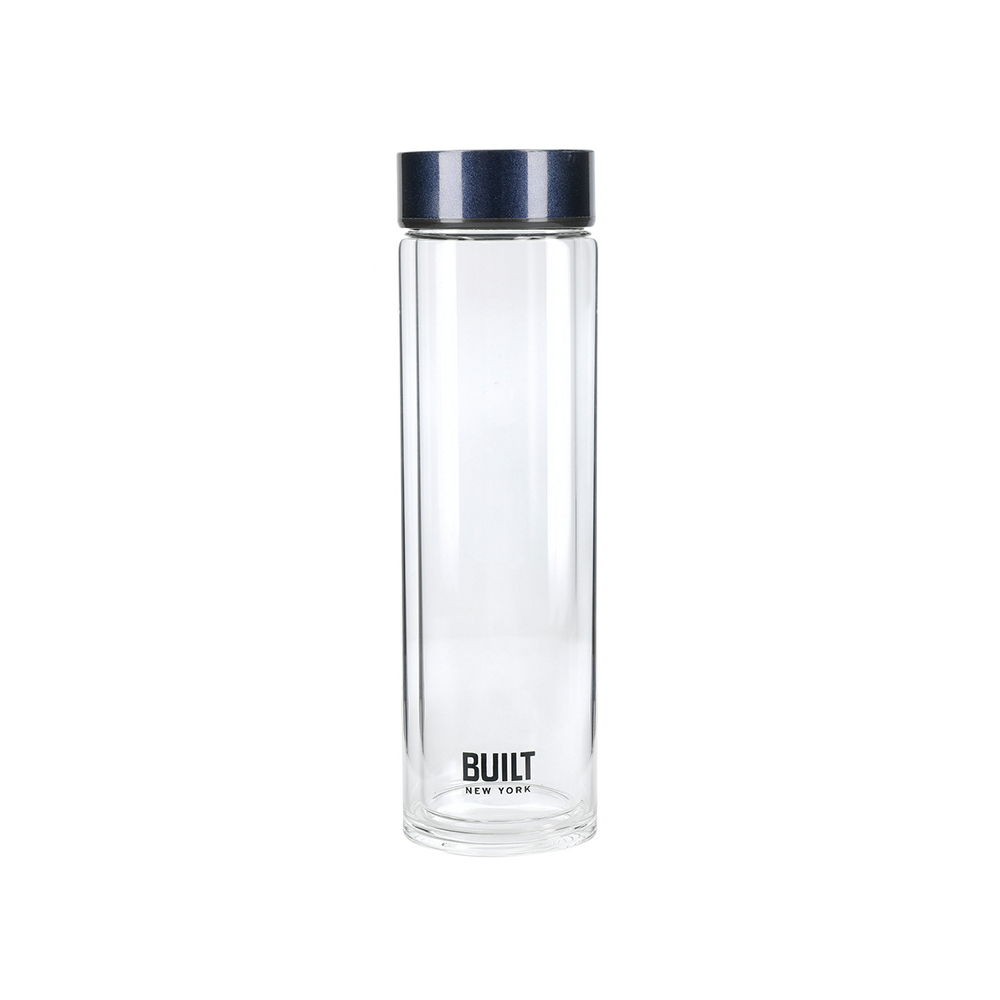  Бутылка для воды BUILT 450 мл Арт.: BLTGLS450BLU