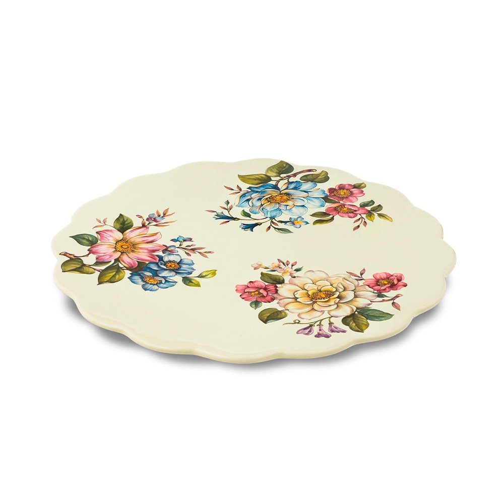 nuova cer тарелка для торта petali di primavera 34см