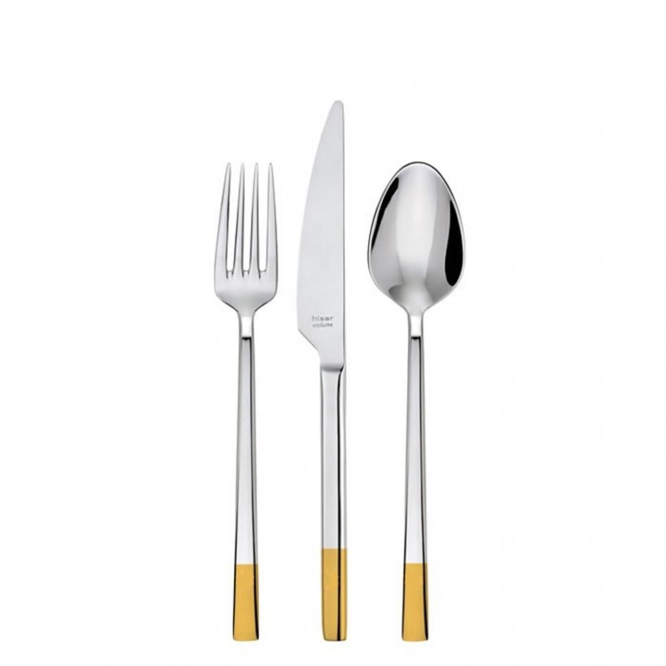 Набор столовых приборов MILANO GOLD 18 шт  