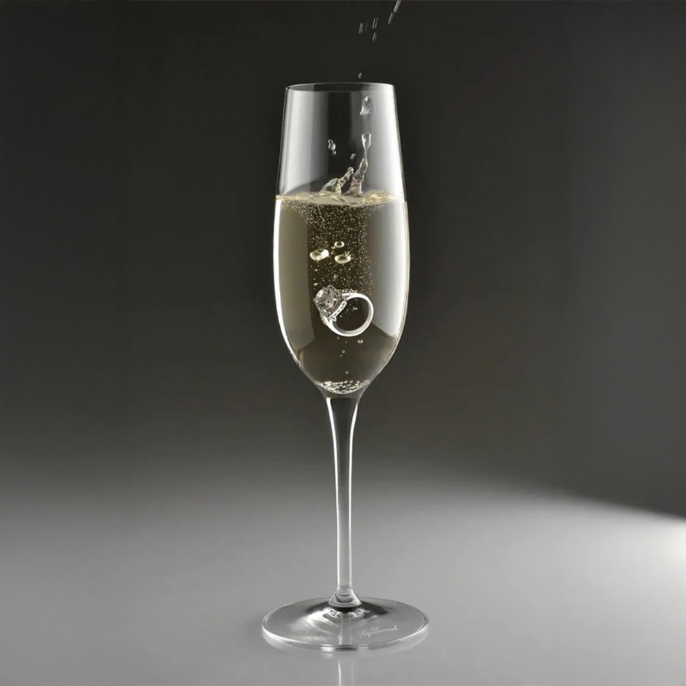  LUIGI BORMIOLI Набор бокалов для шампанского Crescendo 235 мл, 4 шт Арт.: 09233/28