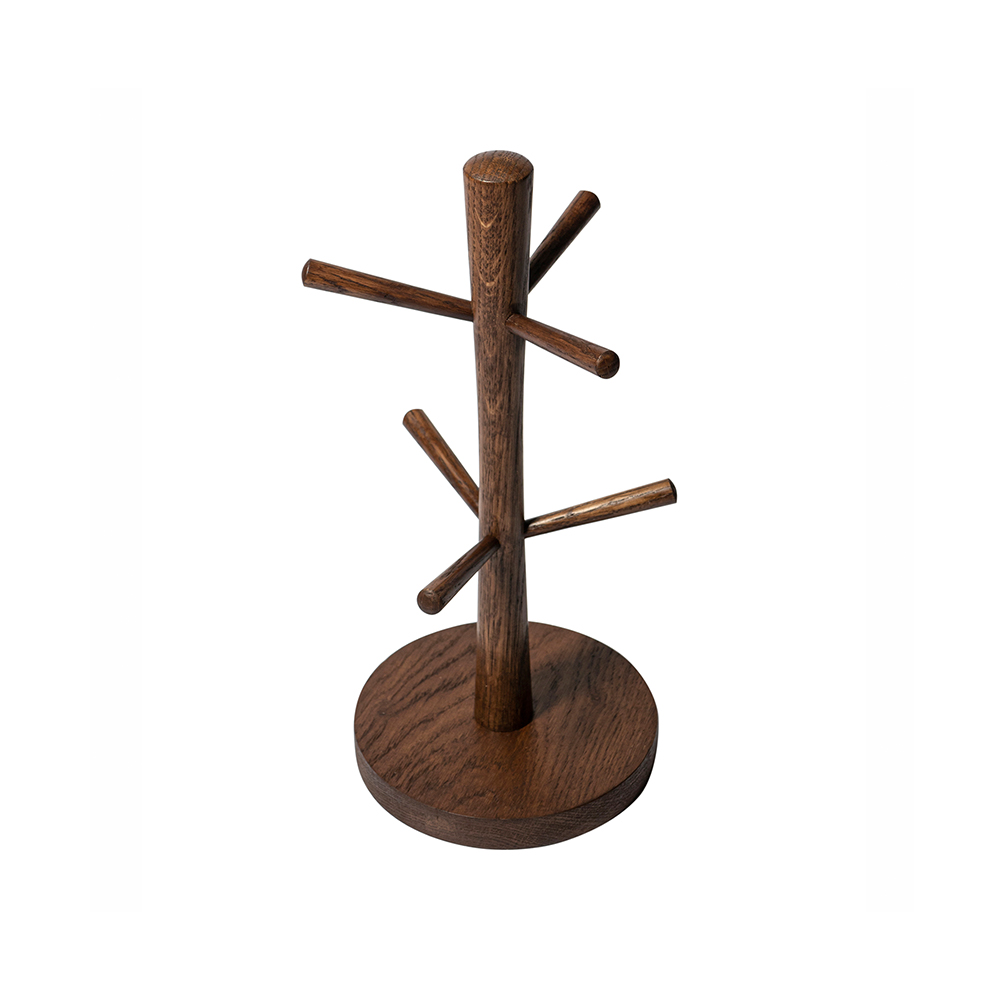 Подставка для кружек 32х15 см деревянная, дуб  