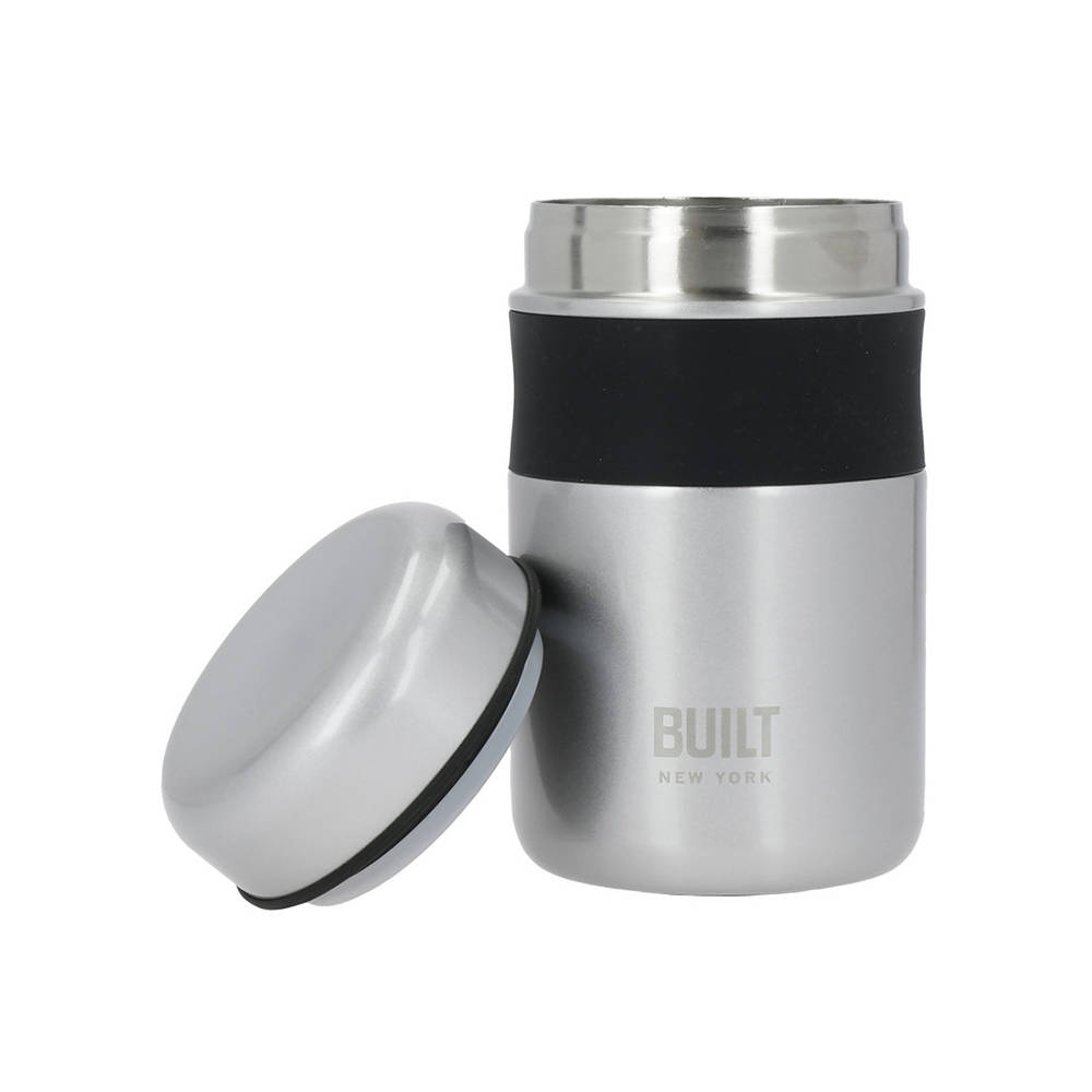 Термос для еды Built, 0.49 л, цвет серый металлик  