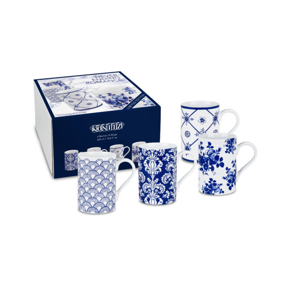 koenitz набор из 4 кружек "бесконечный роман"