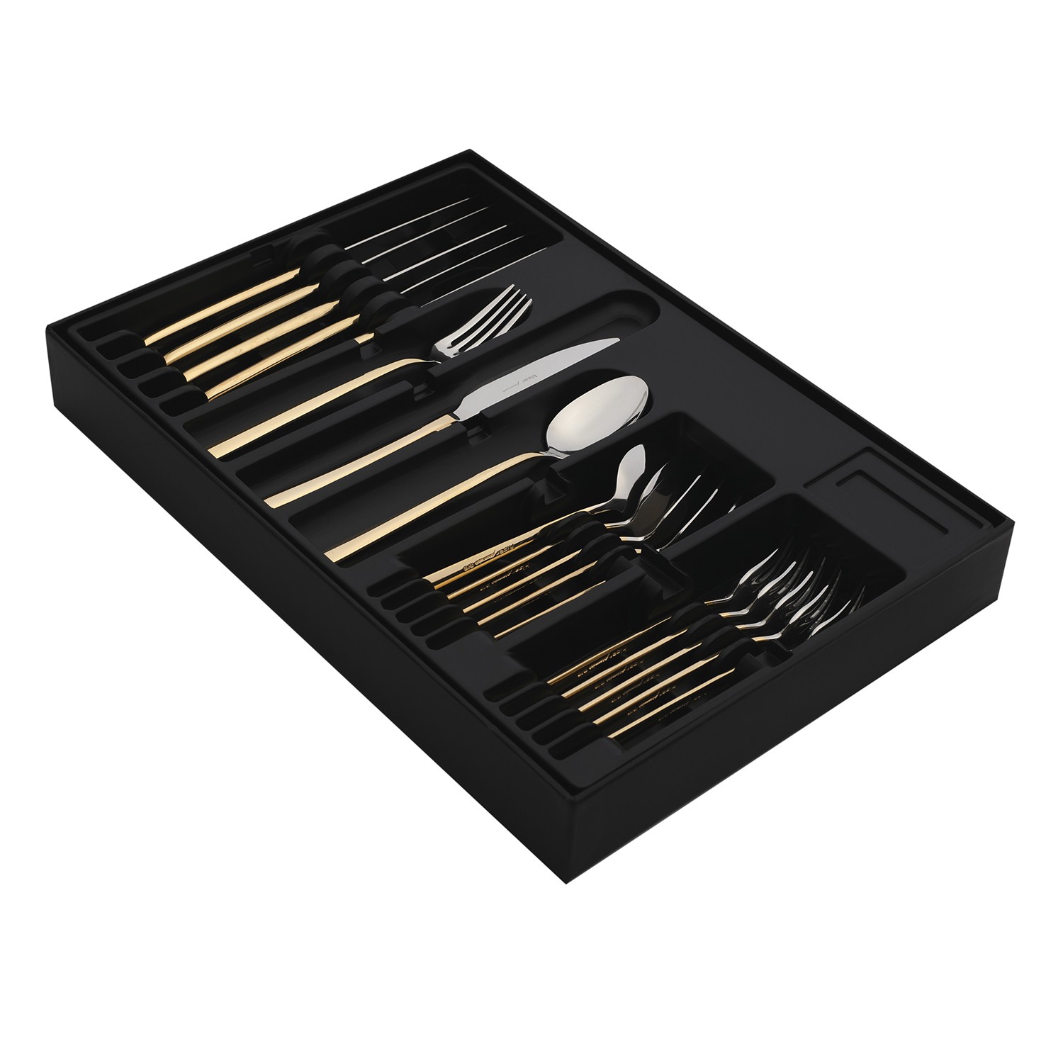 набор десертных приборов bahama gold 18 шт