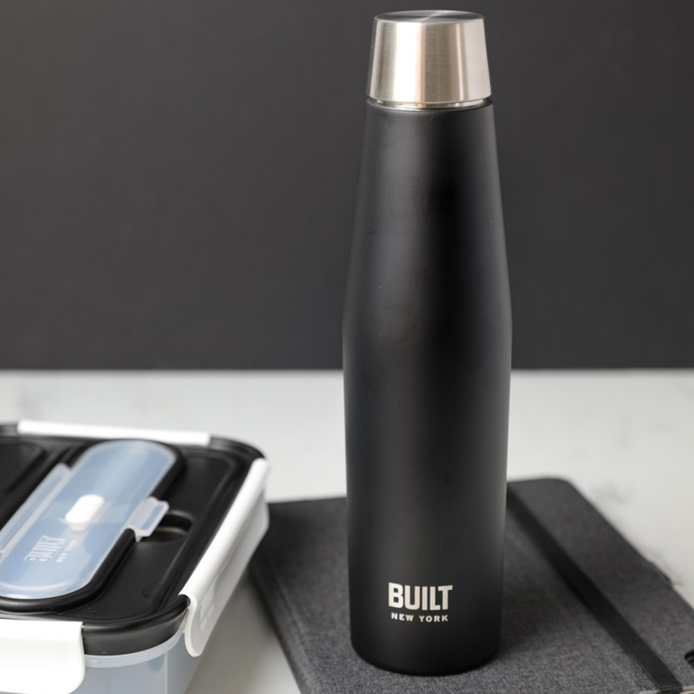 Набор BUILT (термобутылка 540 мл, ланч-бокс, нож, вилка, ложка)  