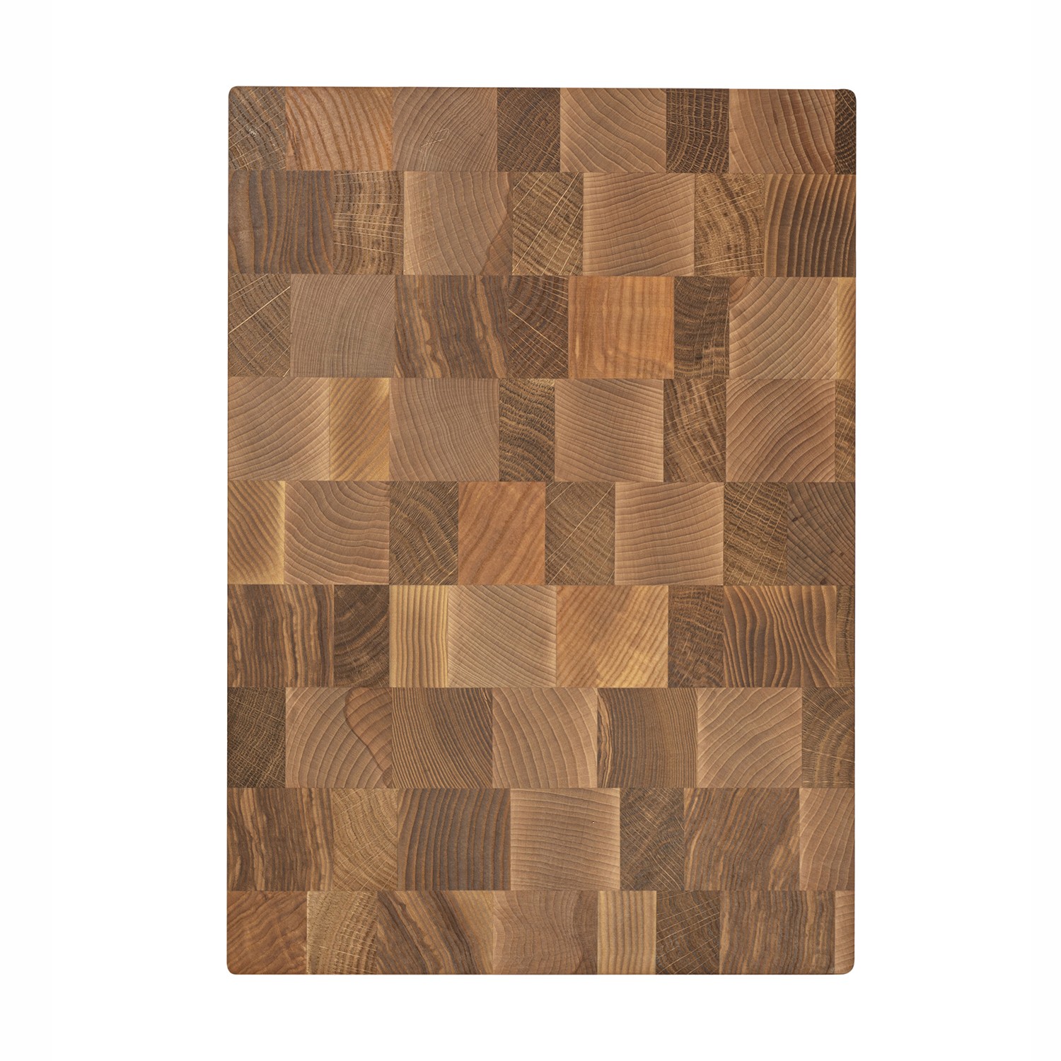 доска разделочная торцевая 40х28х3.5 см деревянная, дуб