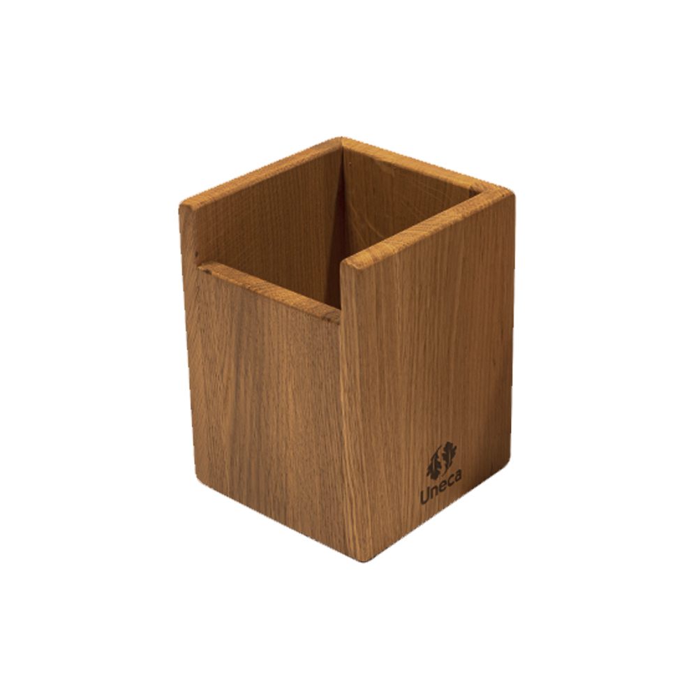 Органайзер для кухонных принадлежностей 11х11х15 см деревянный, дуб  