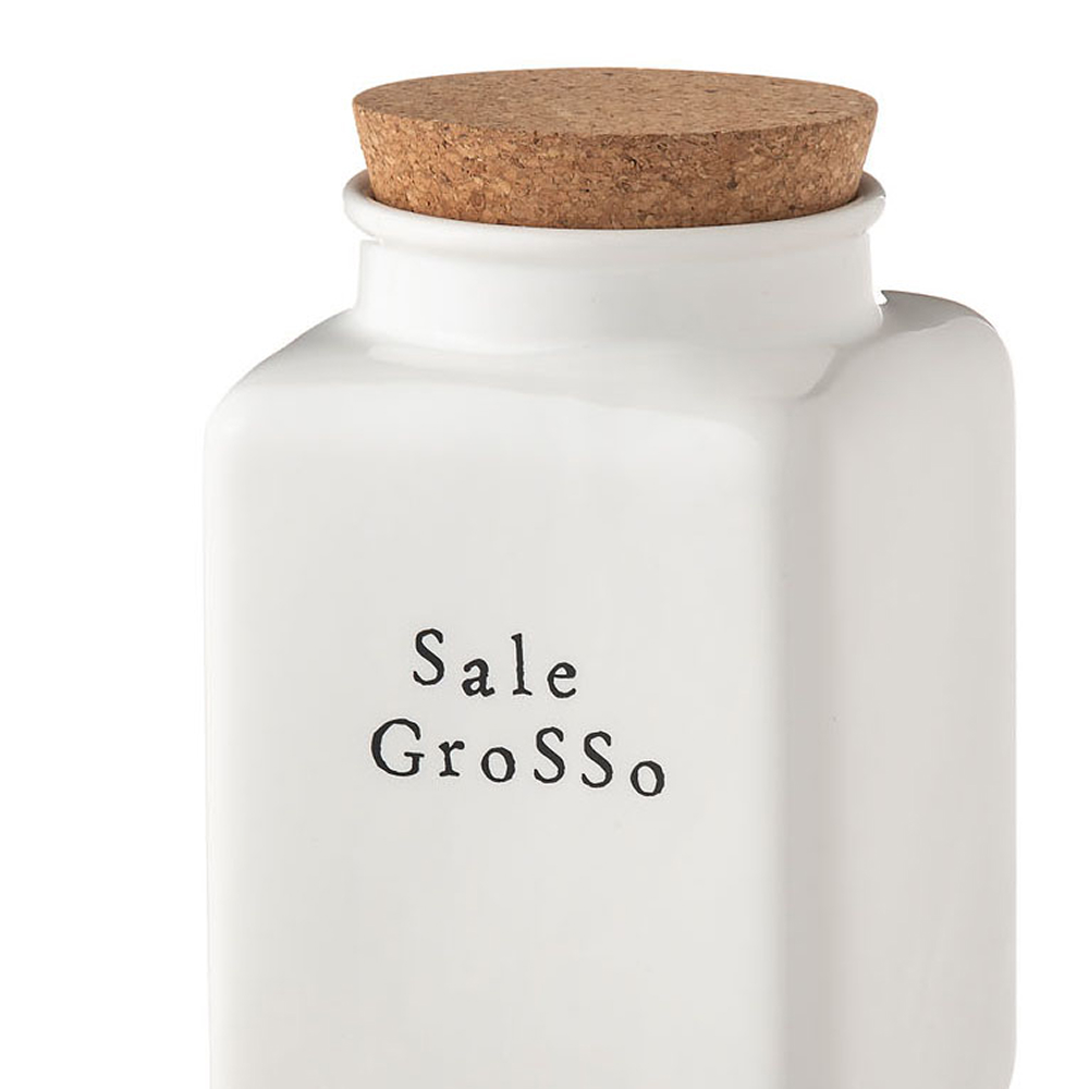 Ёмкость для соли с крышкой Bianca Easy 18.5 см  