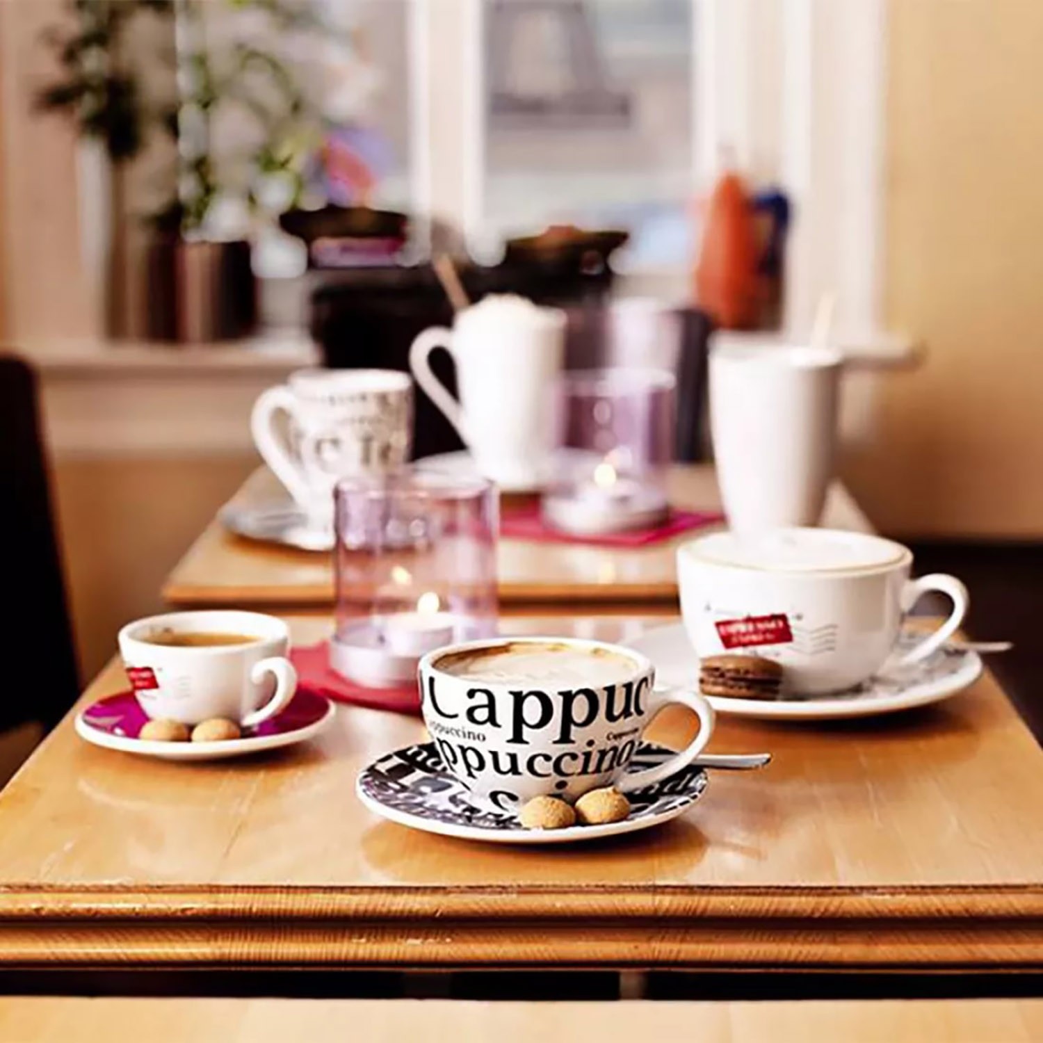 Koenitz Набор из 2 кофейных пар для латте "Шрифт"  