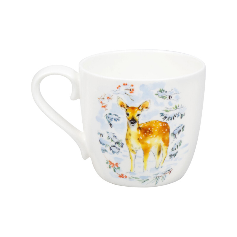 Кружка "Зимний олененок"  