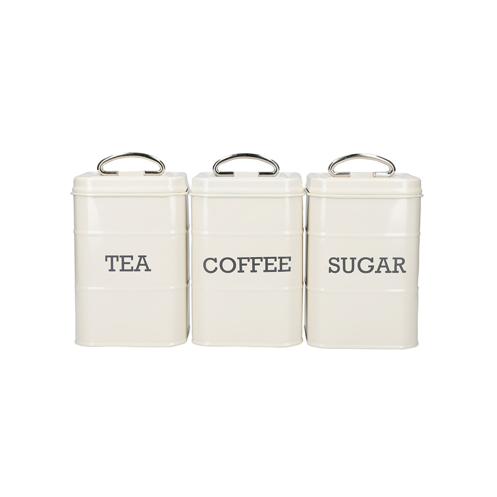  Набор емкостей для хранения чая, кофе, сахара LIVING NOSTALGIA Арт.: LNTCSSETCRE