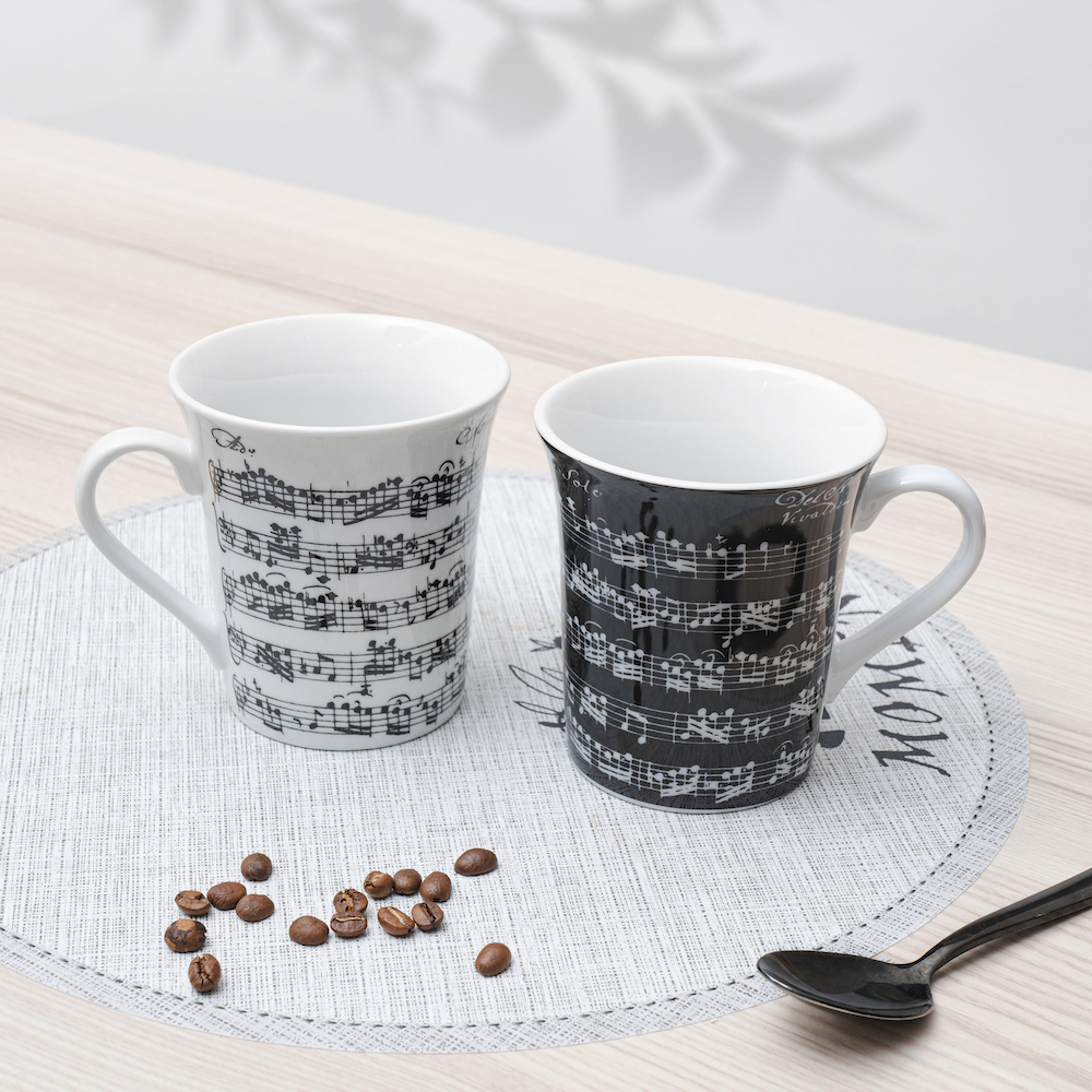 Koenitz Кружка "Вивальди "Либретто" черный  