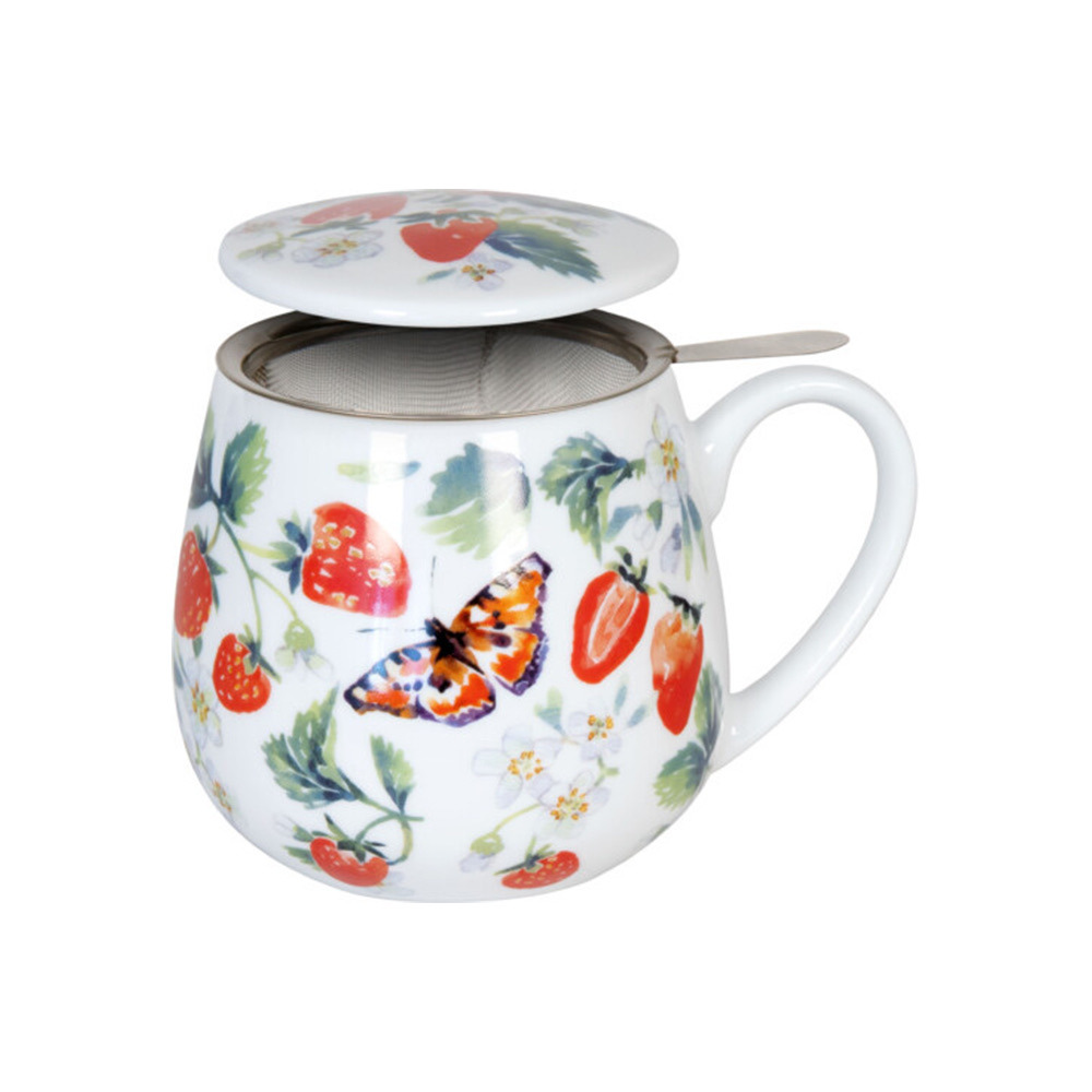 koenitz кружка заварочная "фруктовый чай - клубника"