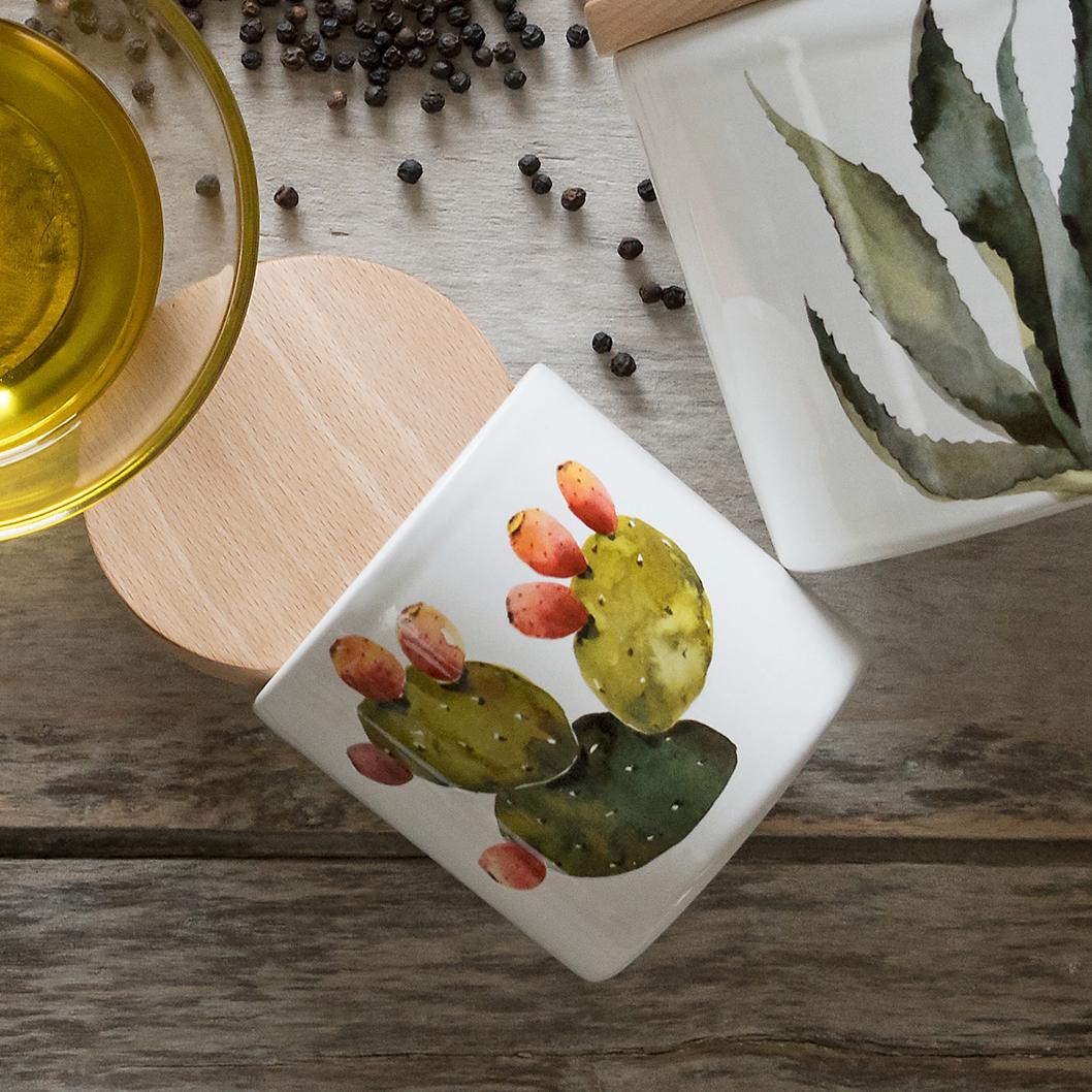 Nuova Cer Емкость для кофе Cactus 17см  