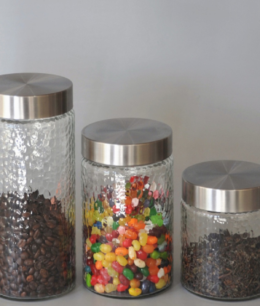 Емкость для хранения стеклянная 1300 мл  