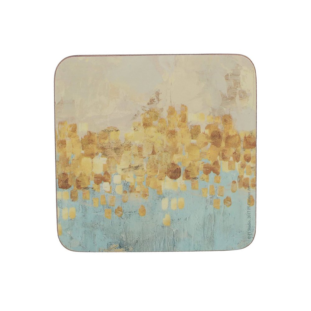 creative tops набор из 6 подставок gold reflec 10х10