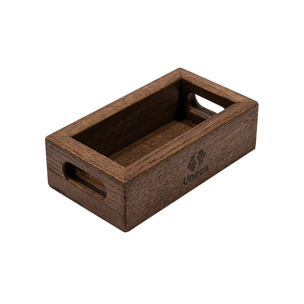 Подставка для солонки и перечницы 16х9х5 см деревянная, дуб  