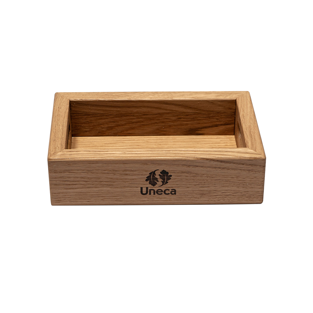 подставка для масла и уксуса 18х10х5 см деревянная, дуб