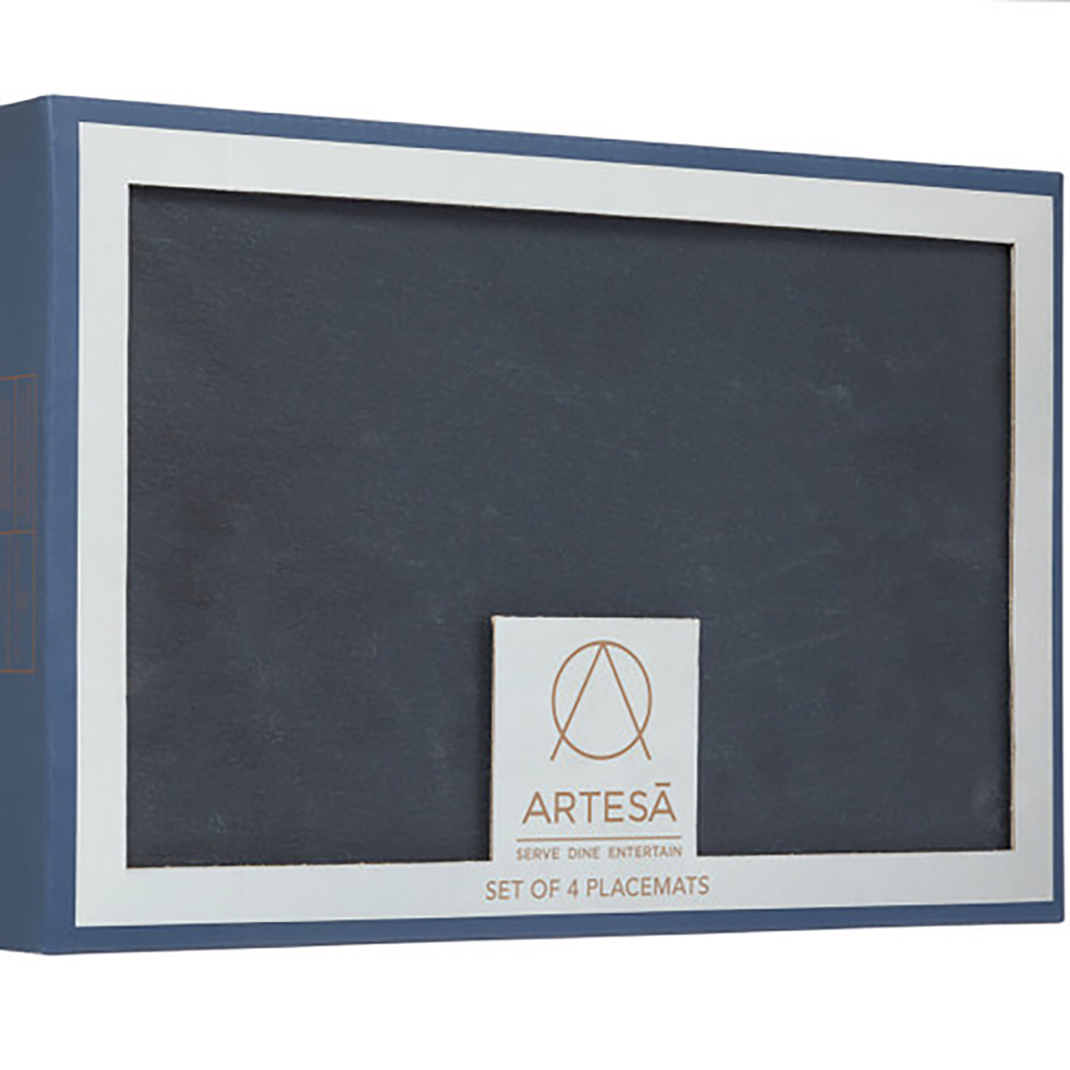 Набор из 4-х подставок 30х20 см сланцево-серые  