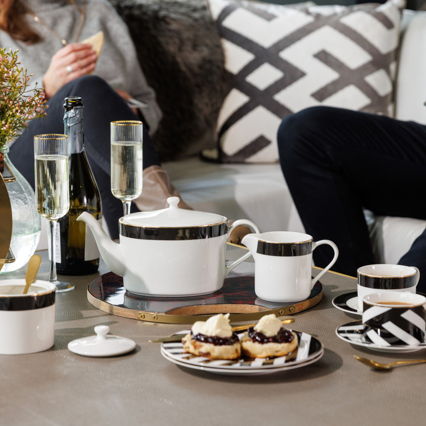  Набор для сахара и сливок фарфоровый Mikasa Luxe Deco 245 мл белый Арт.: MKLDSUGCRMSET