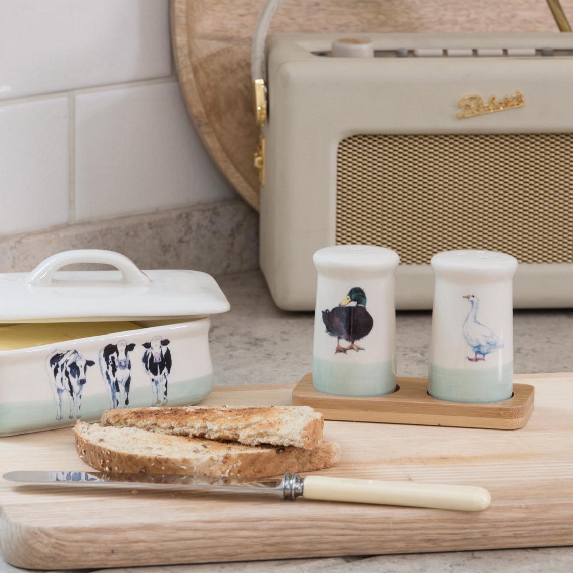 Kitchen Craft Солонка и перечница на подставке  