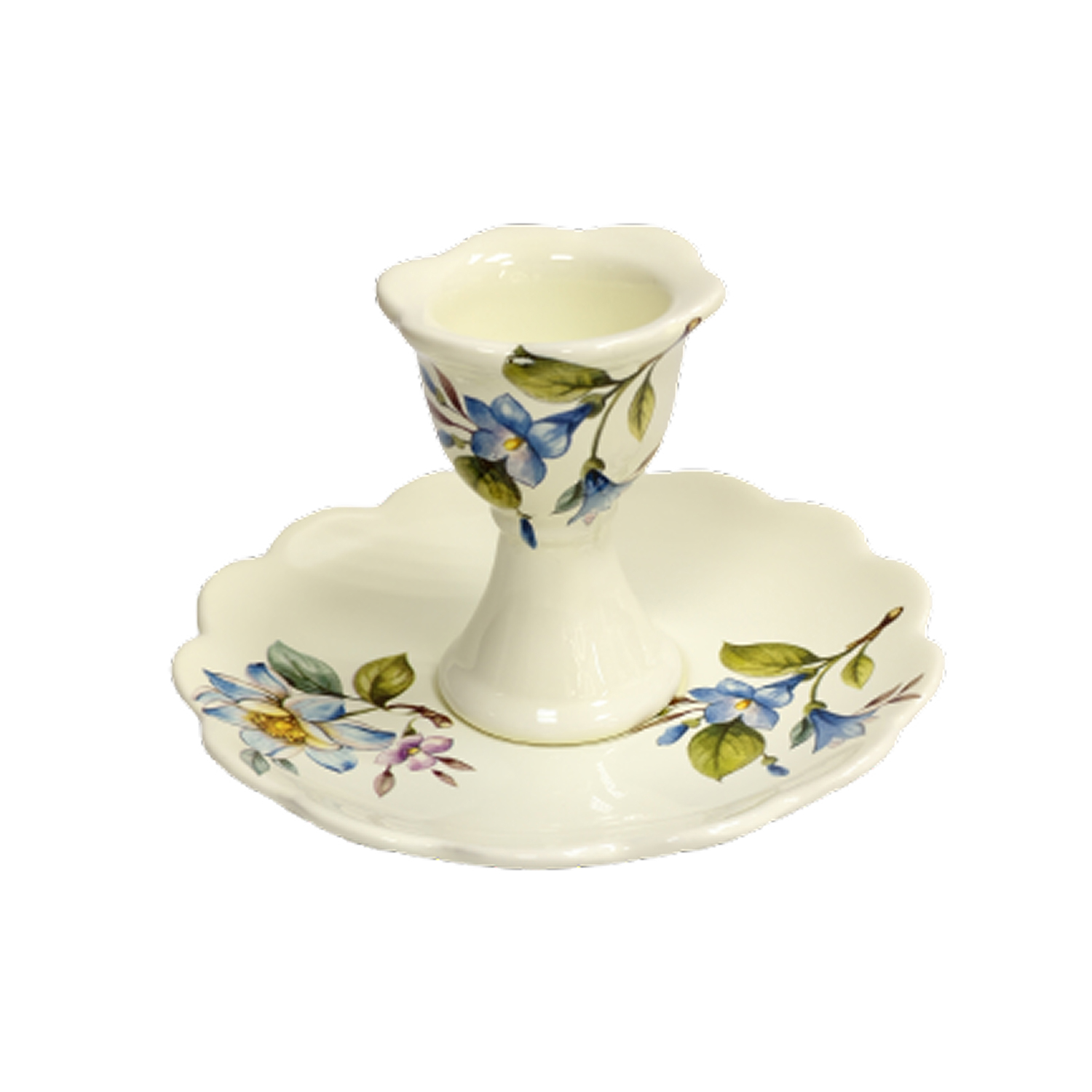 подставка для яйца c блюдцем petali di primavera