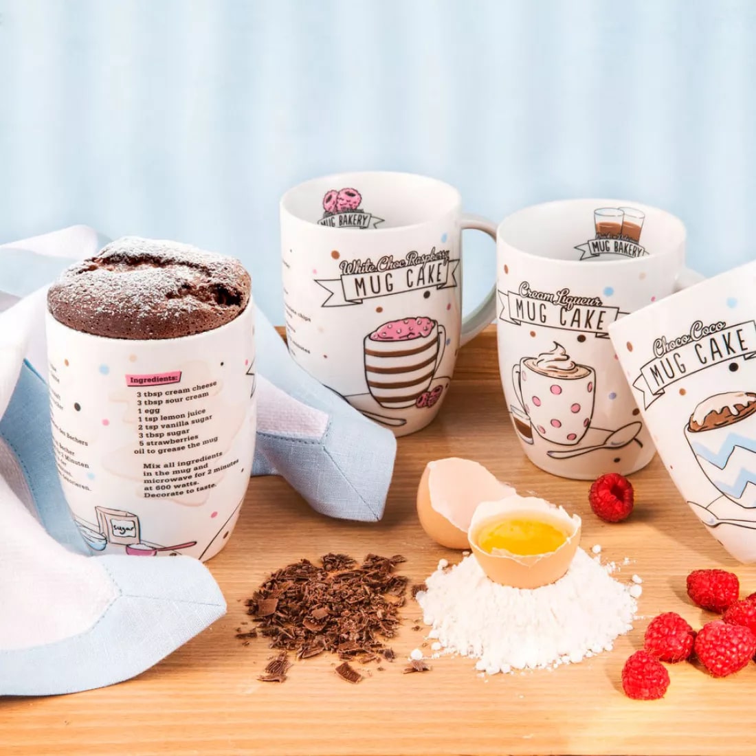 Koenitz Набор из 4 кружек "Выпечка"  