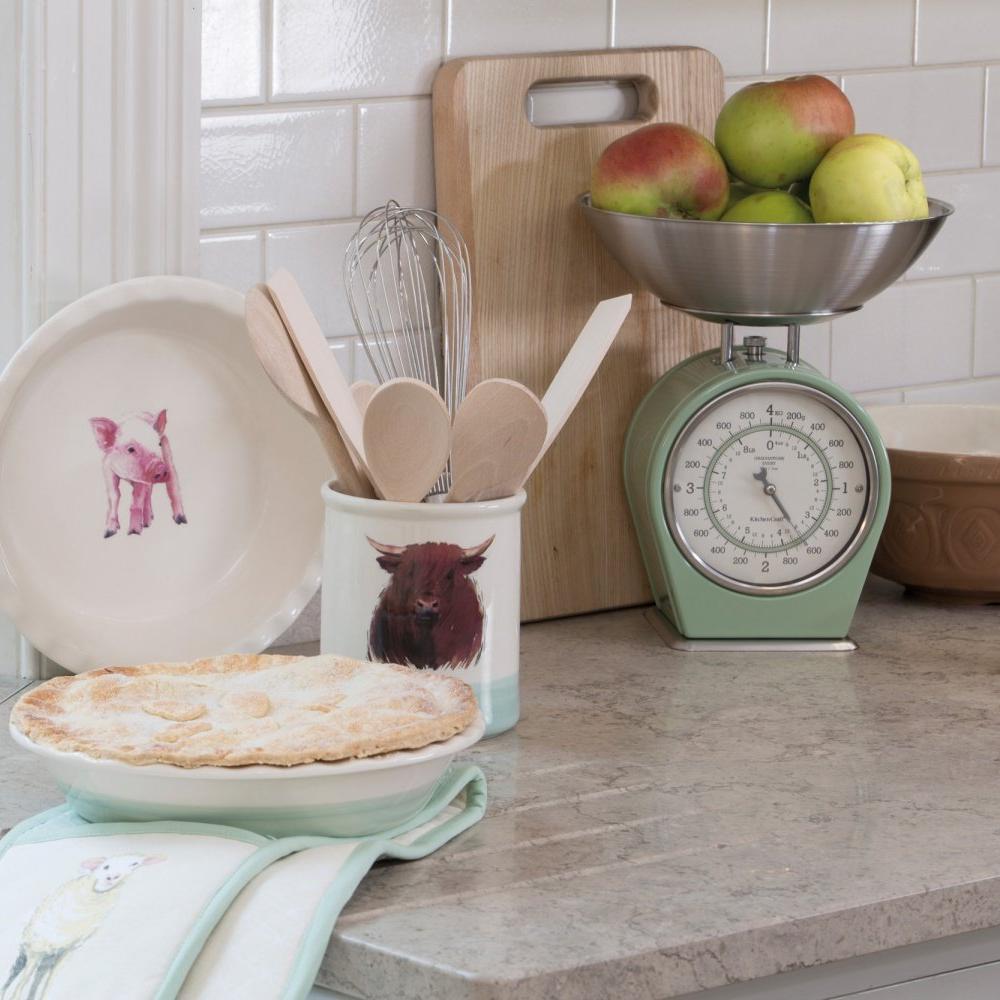 Kitchen Craft Весы кухонные металлические Living Nostalgia green  