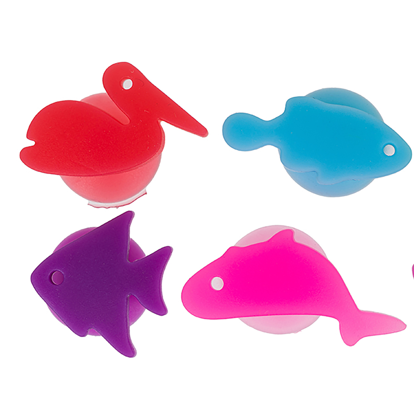 Набор из 6 маркеров на присоске для бокалов ocean  