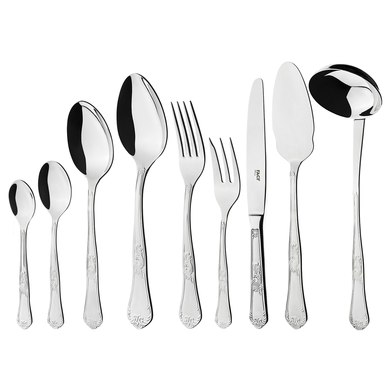 face набор столовых приборов 75 шт queen