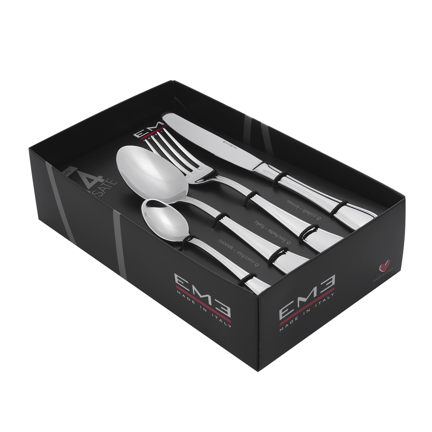 eme набор столовых приборов impero 24 шт