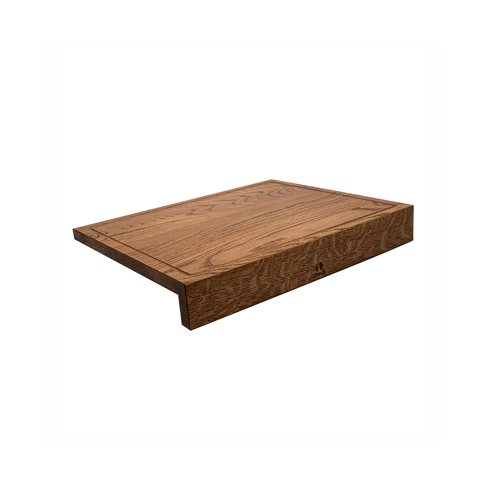 Доска на столешницу 55х45 см деревянная, дуб  